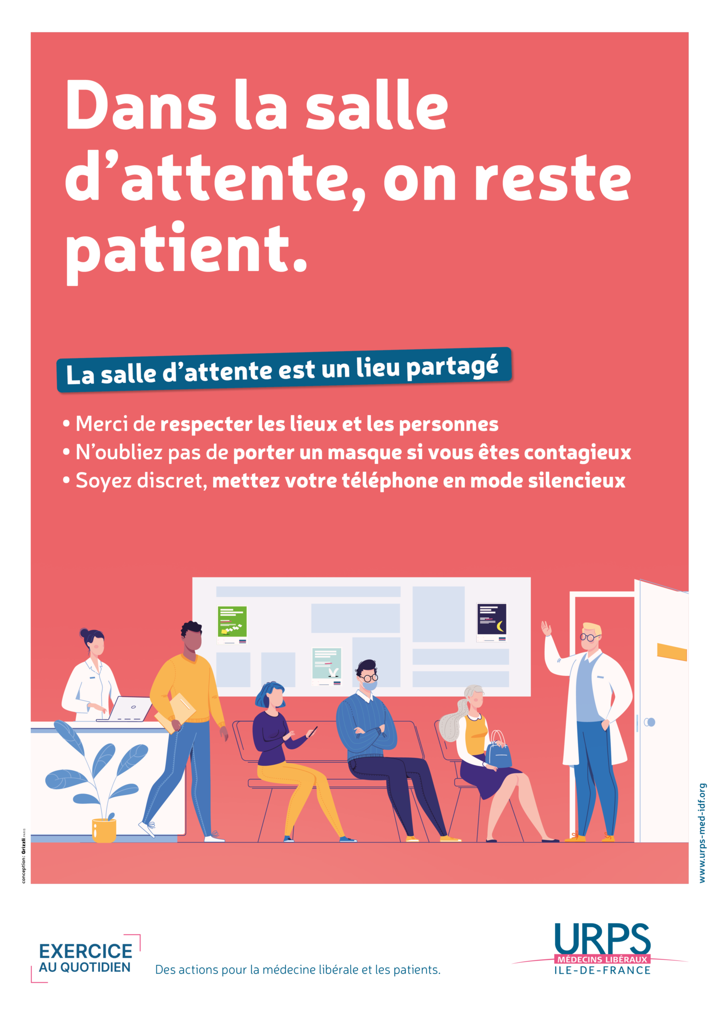 URPS médecins libéraux Ile de France Des affiches pour votre salle d